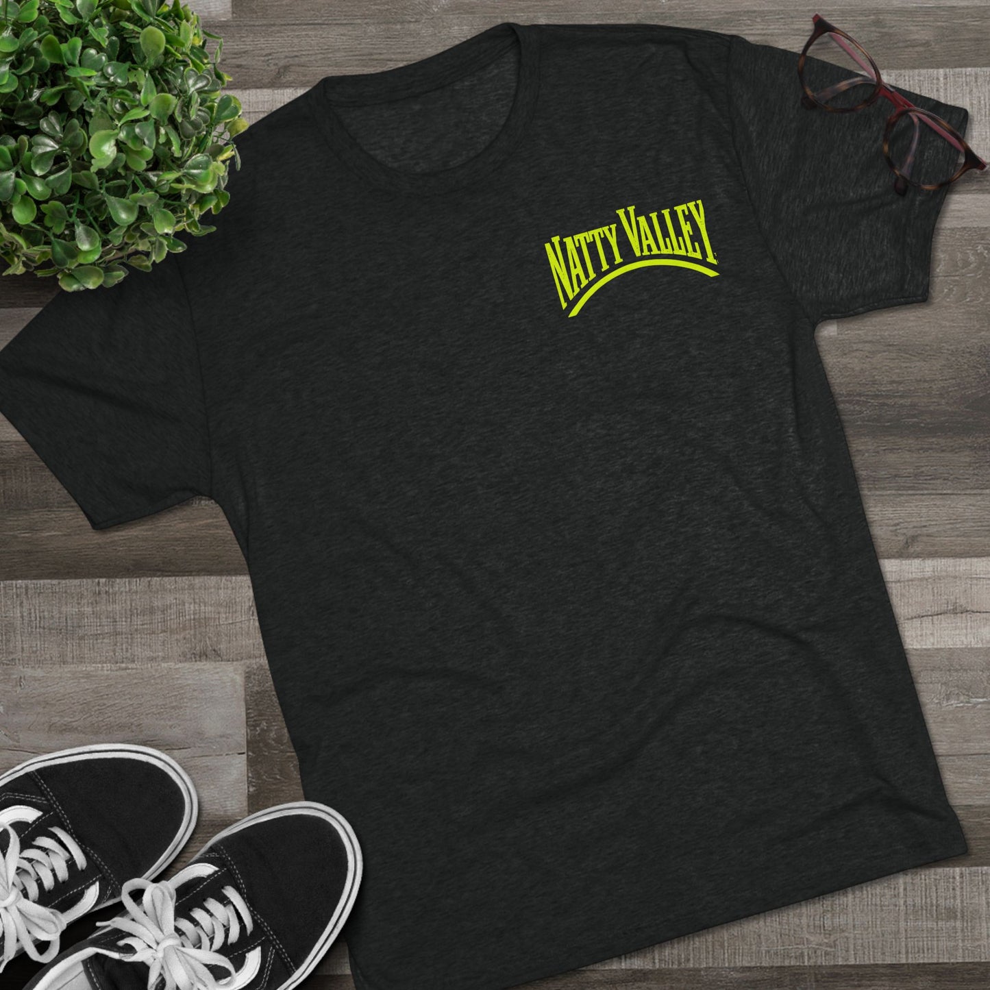 Natty Valley Unisex Tri-Blend Crew Tee - Comfortable Casual Wear for Outdoor Adventures