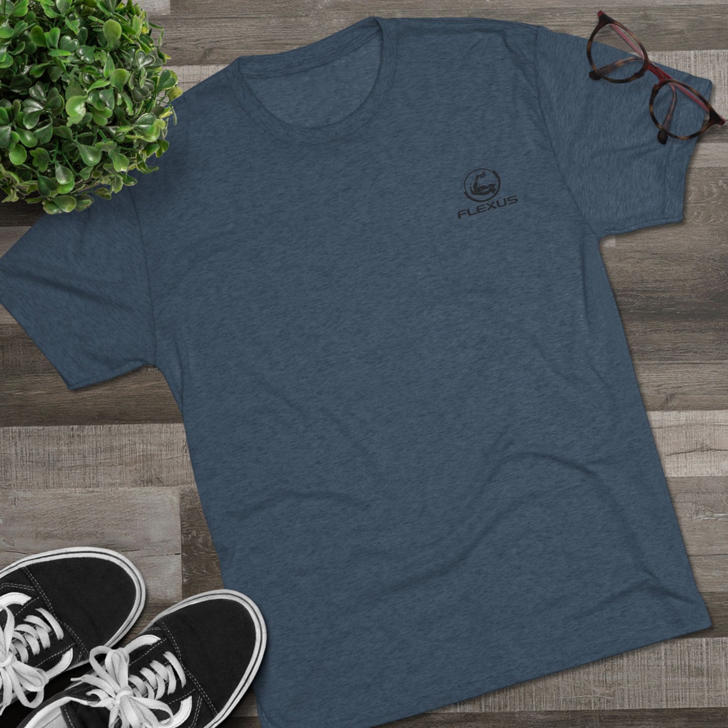 Unisex Flexus Tri-Blend Crew Tee - Comfortable & Stylish Activewear