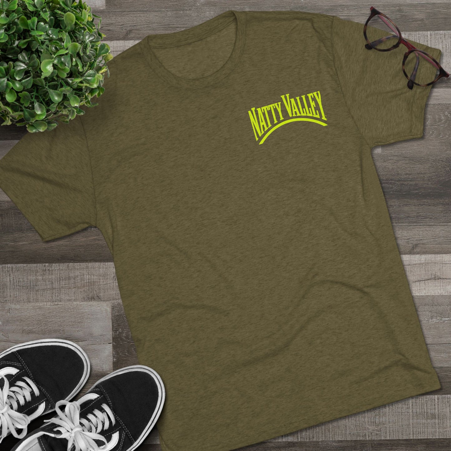 Natty Valley Unisex Tri-Blend Crew Tee - Comfortable Casual Wear for Outdoor Adventures