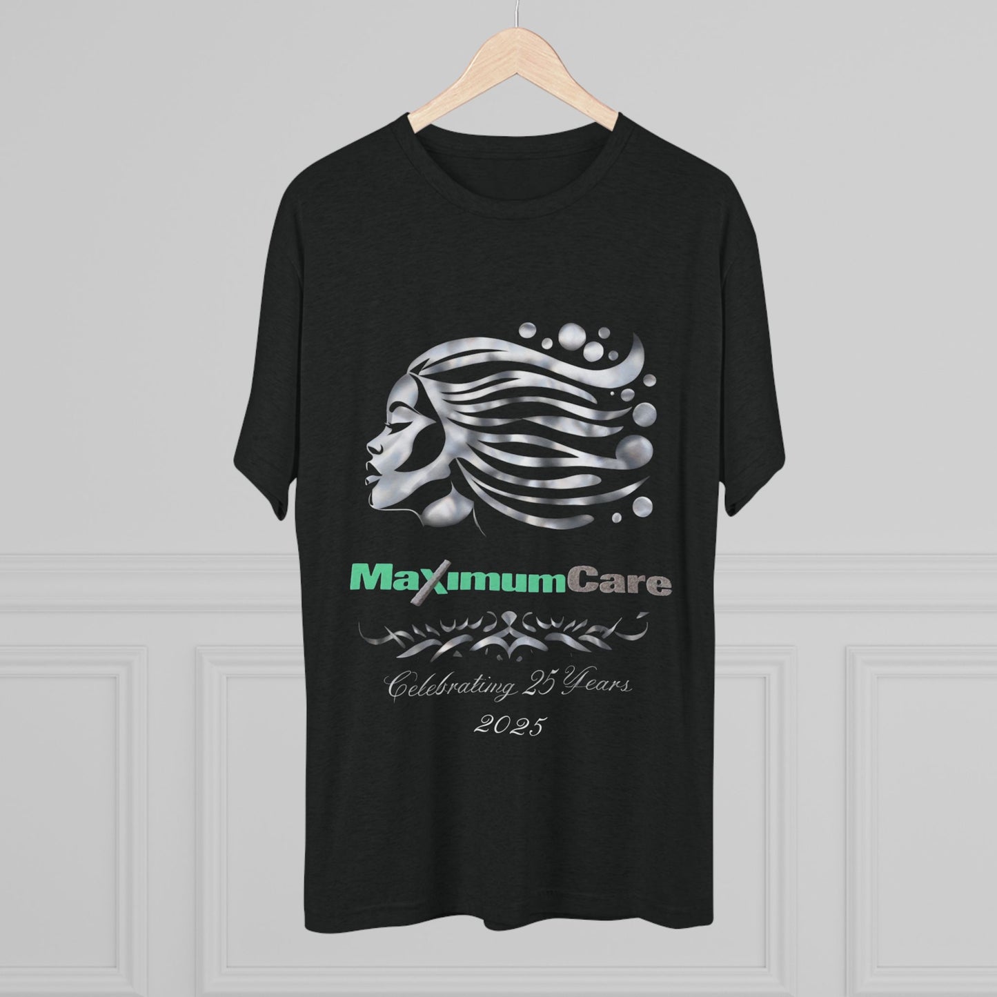 Maxim Care Unisex Tri-Blend Crew Tee - Comfort & Style for Everyday Wear