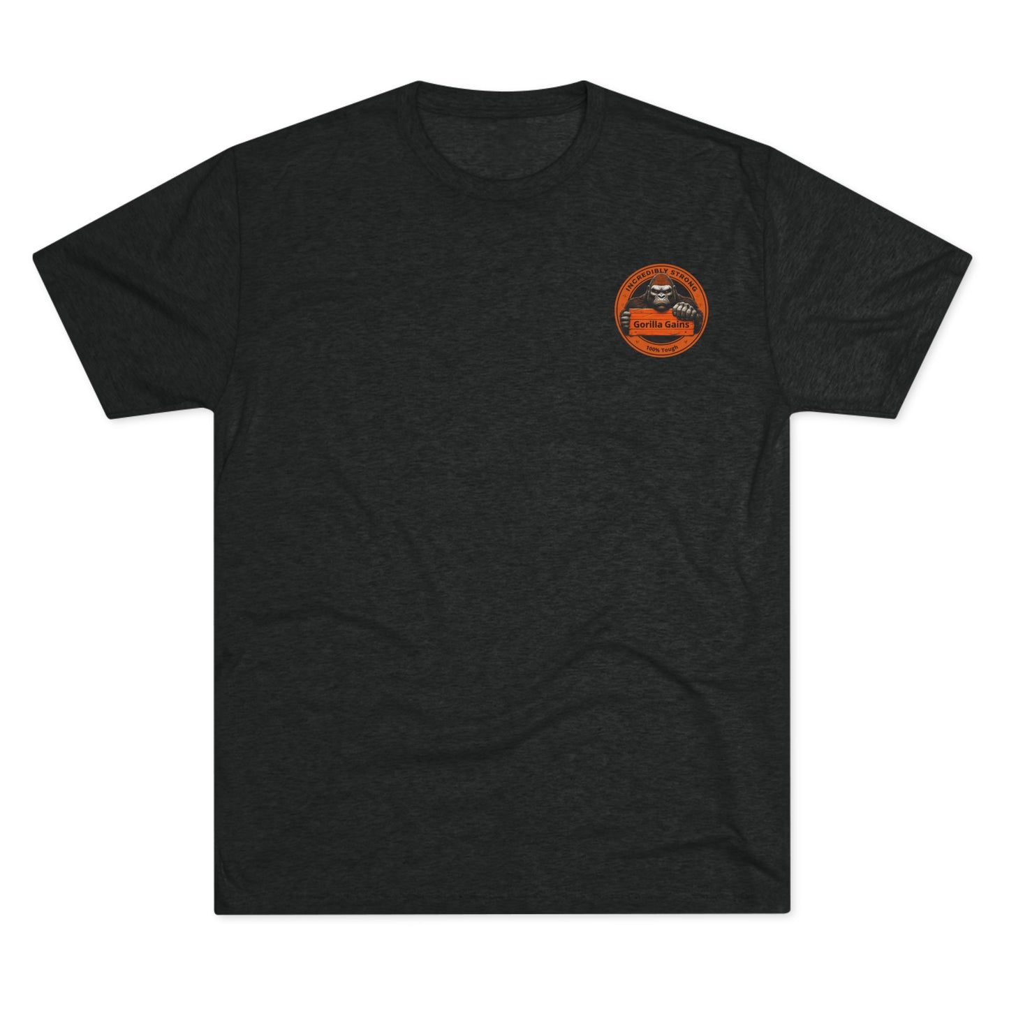 Incredibly Strong Gorilla Gains Unisex Tri-Blend Crew Tee