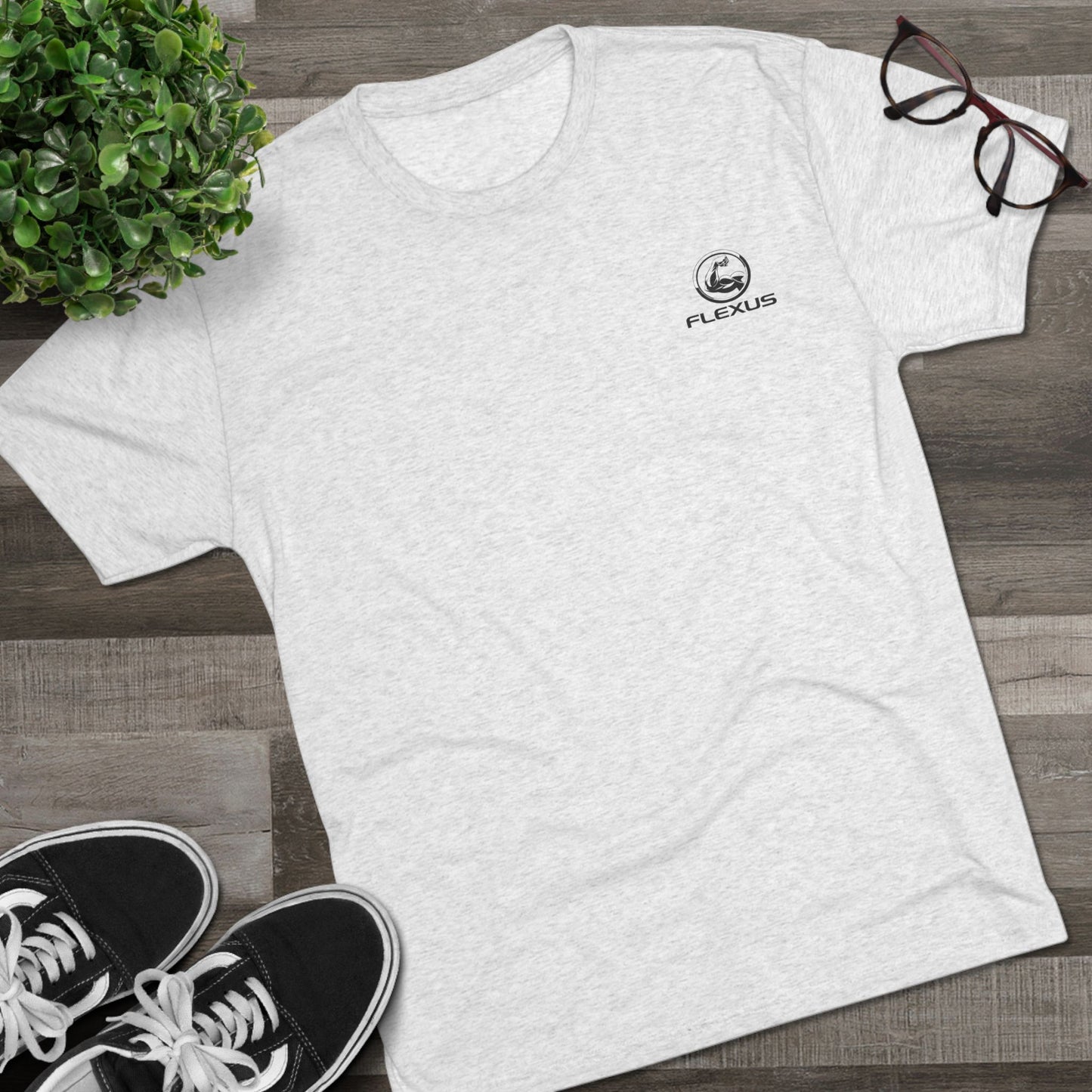 Unisex Flexus Tri-Blend Crew Tee - Comfortable & Stylish Activewear